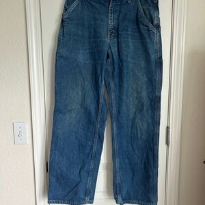 Carhartt Men’s FRB13-DNM 2112 CAT-2 Work Jeans - Size 32x32